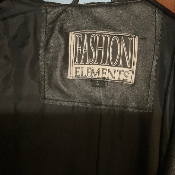 Vintage 100% Leather Hooded Trench - Picture 4 of 16